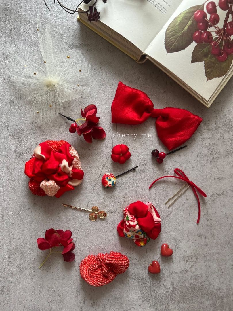 r*︎様 七五三　七五三髪飾り　ヘッドドレス　着物髪飾り　リメイク髪飾り　059