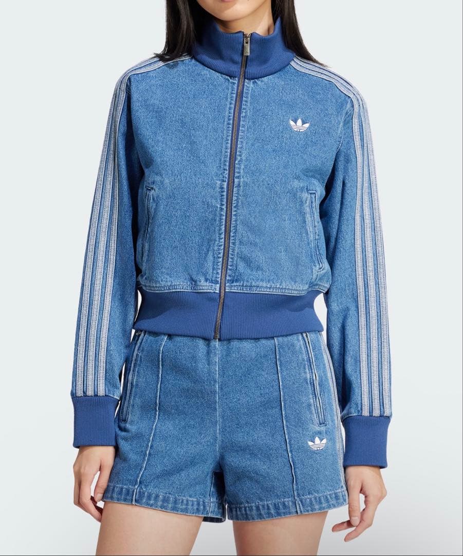 adidas デニムトラックジャケット