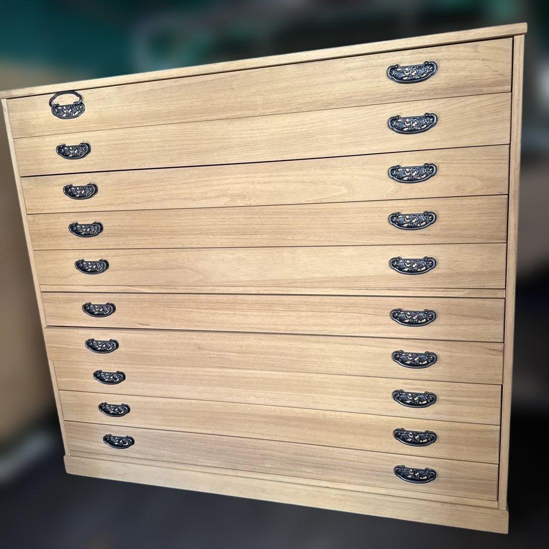 マーゼルン　桐箪笥 桐たんす 10段 和服 着物 衣裳箱 アンティーク