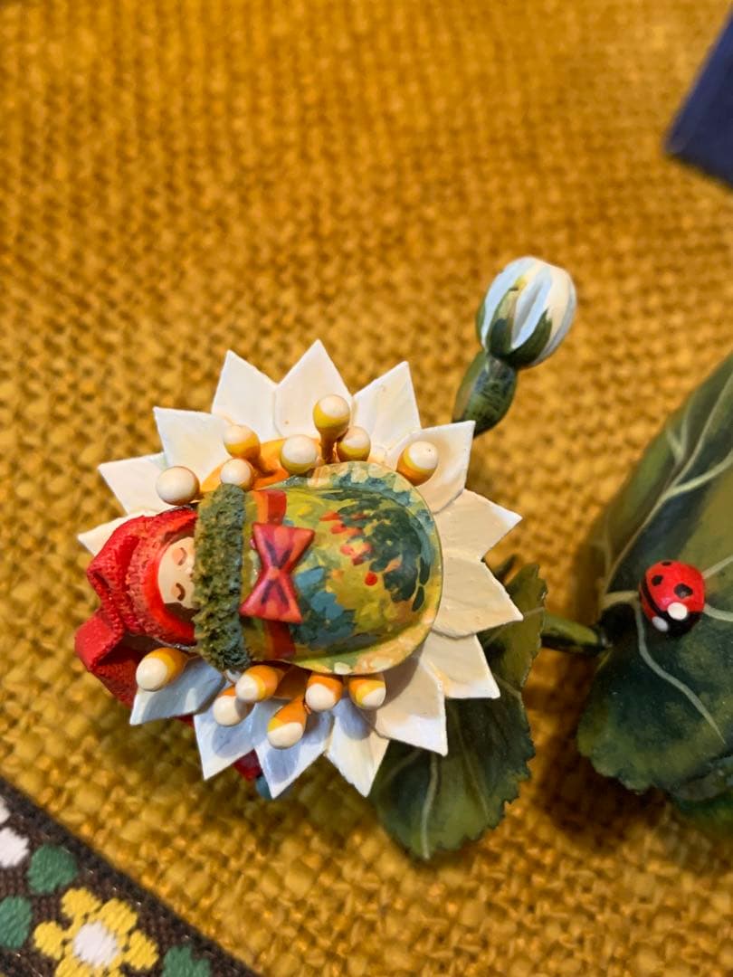 ドイツ製　木製人形　ケーテウォルファルト社の2001年度限定の妖精の赤ちゃん！