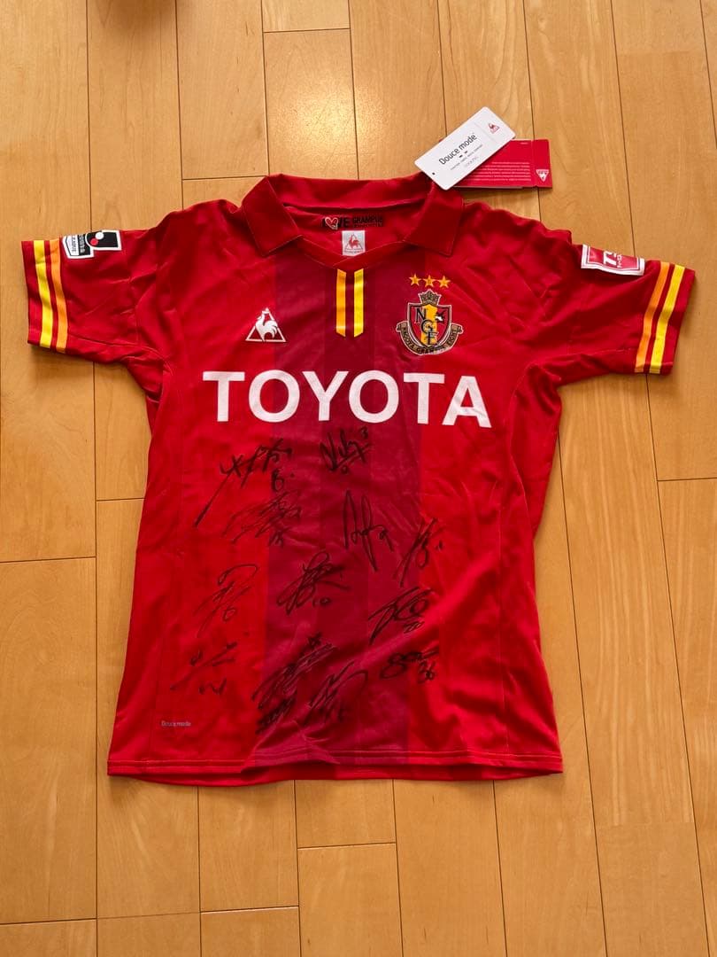 Jリーグ 名古屋グランパス サイン入りユニフォーム M ルコックスポルティフ