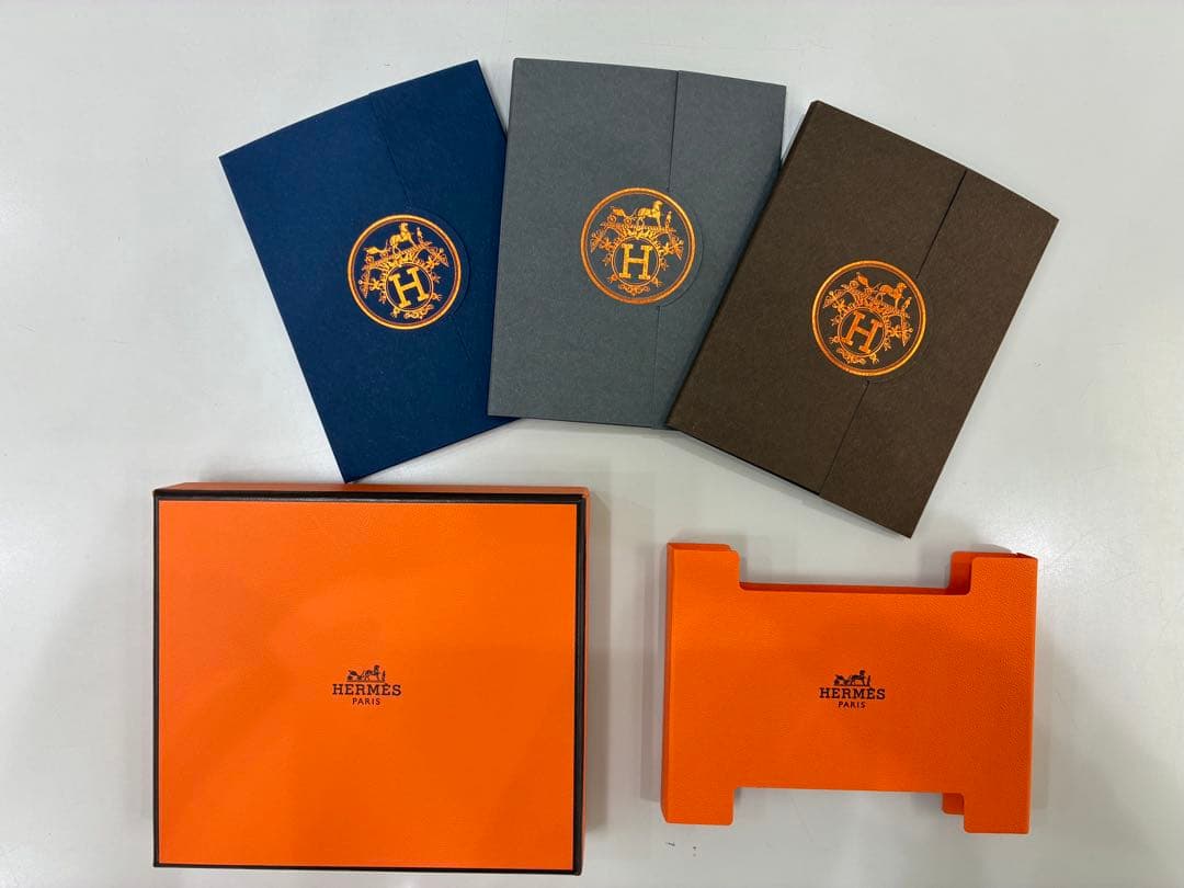 新品 HERMES エルメス 付箋 3カラーセット 箱付