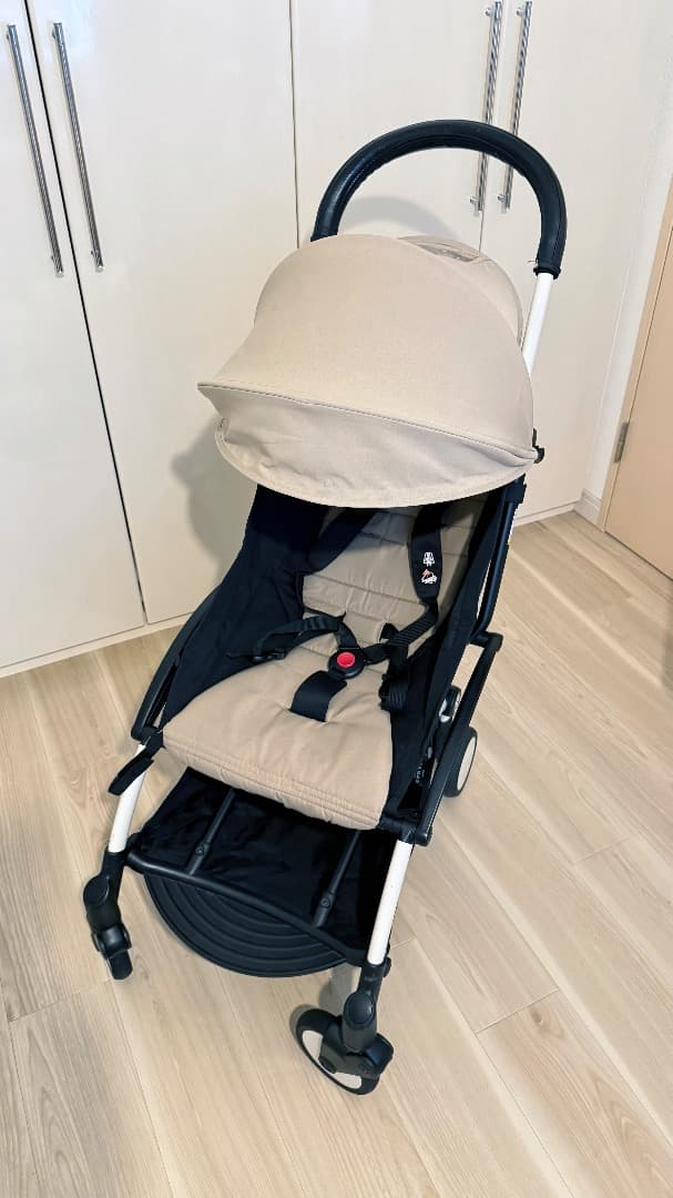 YOYO ベージュ ベビーカー（カップホルダーおまけ付き）