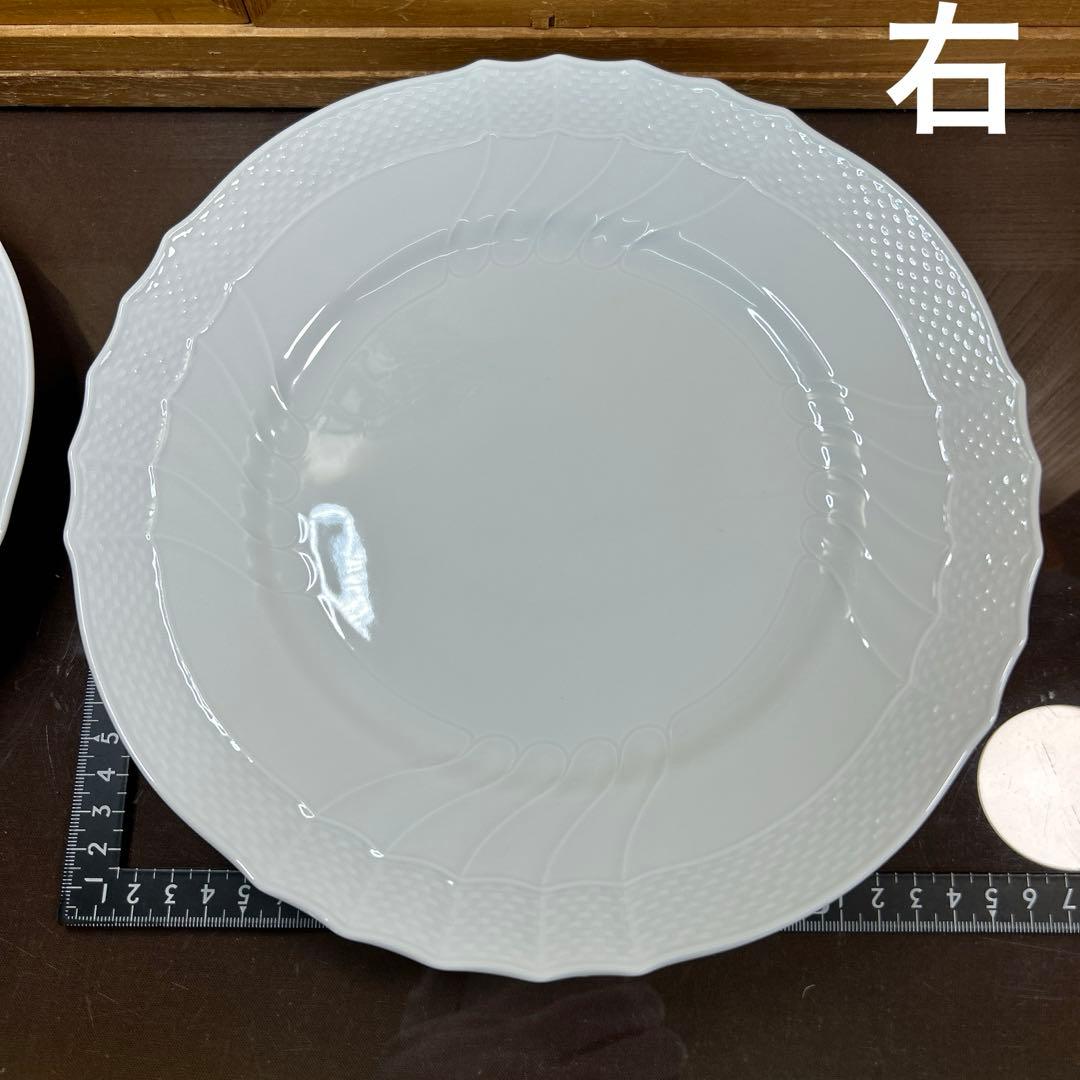 リチャードジノリ　ベッキオホワイト　ディナープレートとパスタプレート　各２枚