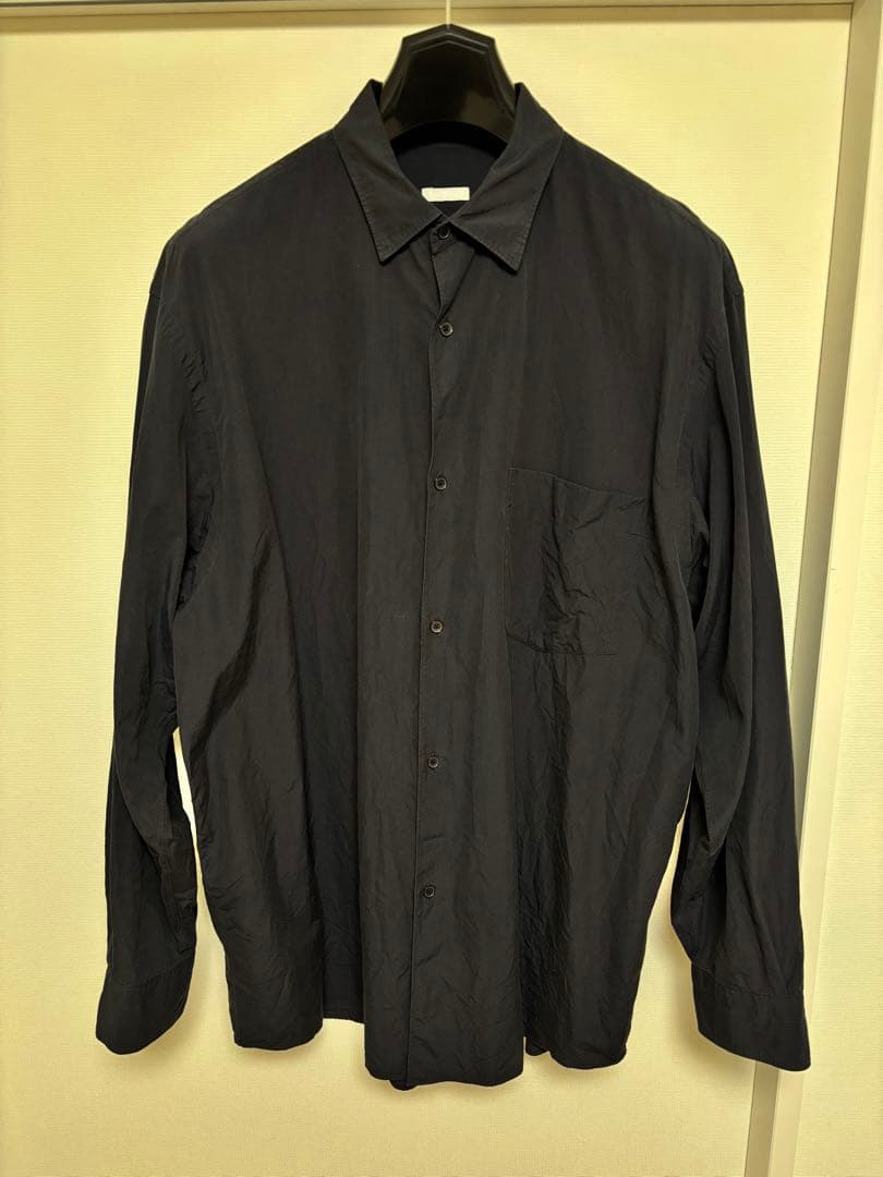 美品 COMOLI コモリ 長袖 オーバーサイズシャツ B01-02001