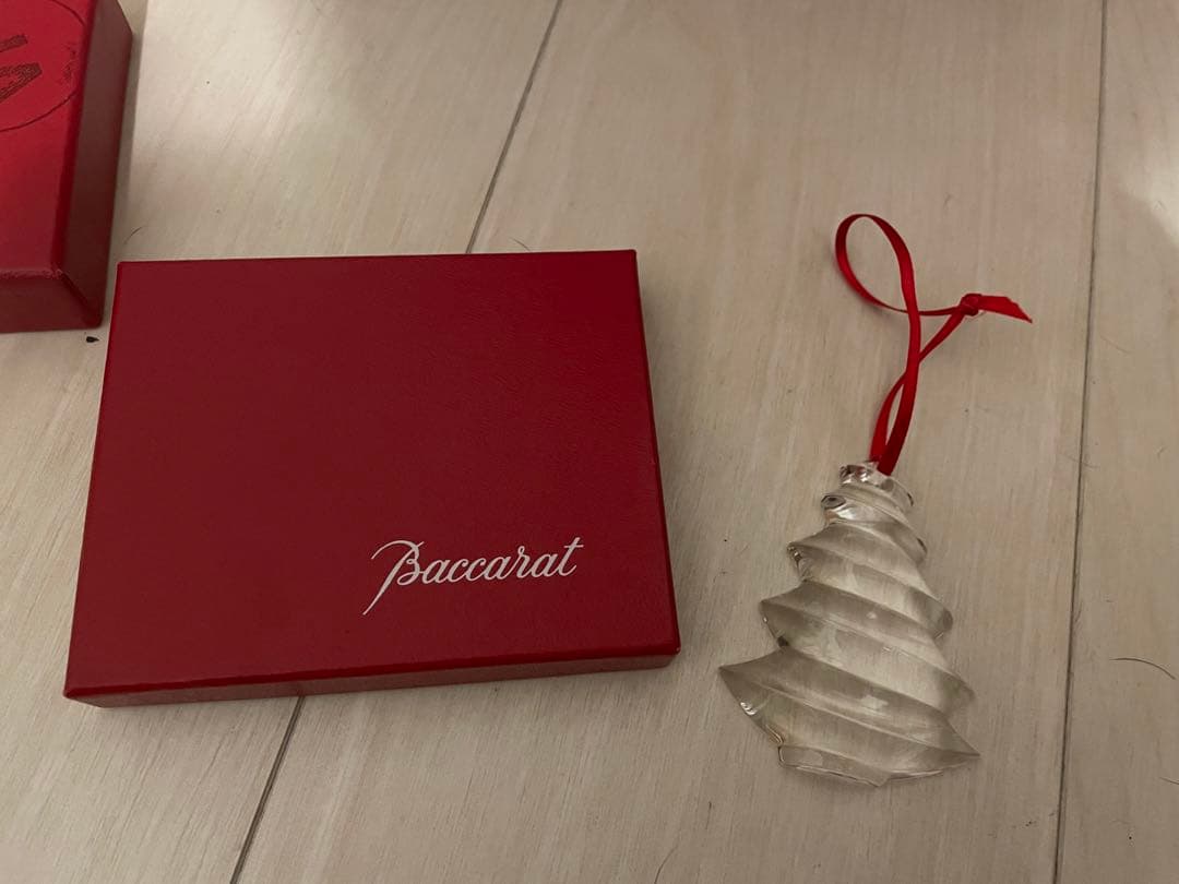 バカラ　Baccarat クリスマスオーナメント