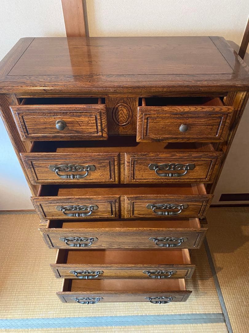 American Drew 6段チェスト USA 英国ヴィンテージ chest