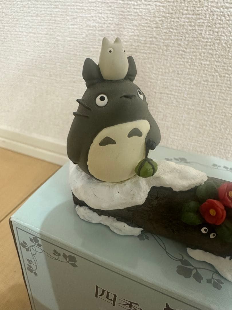 となりのトトロ 四季フォトスタンド 冬 おくりもの　レア