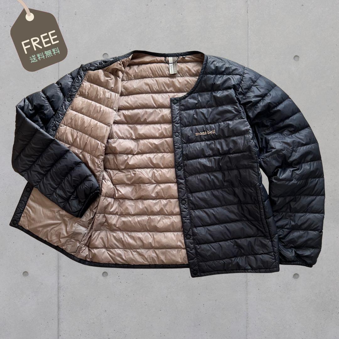 mont-bell 別注 スぺリオダウン ラウンドネックジャケット xs
