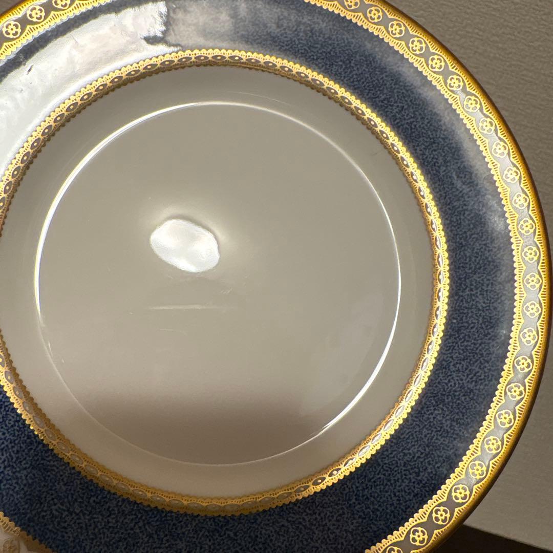 ウェッジウッド　ユーランダー　パウダーブルー　デザートプレート　15.5cm