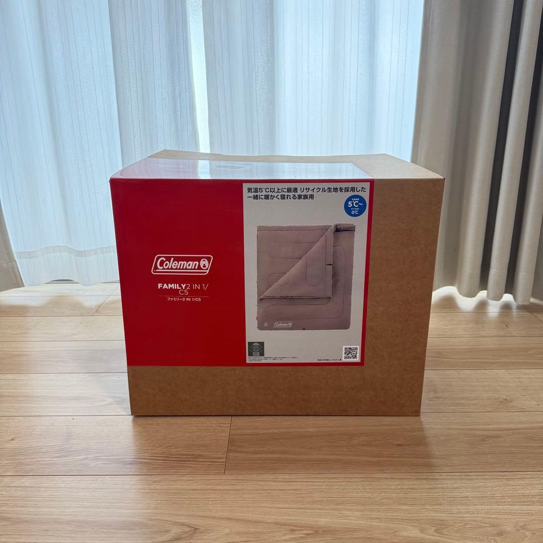 コールマン(Coleman) 寝袋 ファミリー2in1 グレージュ C5