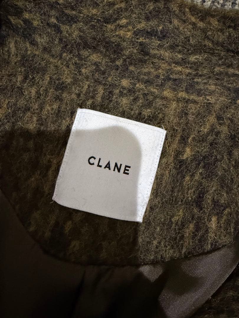 最終 CLANE MIX SHAGGY LADY COAT サイズ1