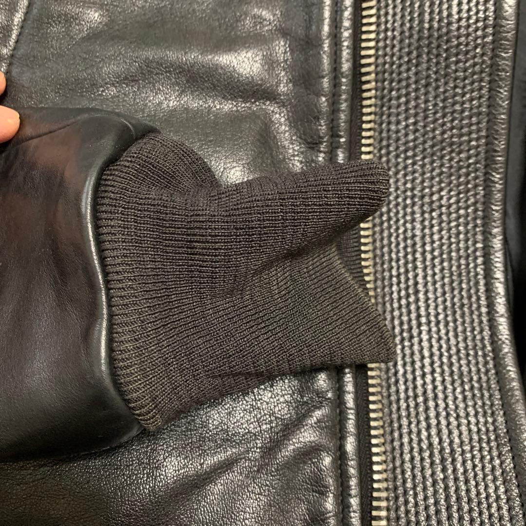 Rick Owens リックオウエンス レザージャケット 46 ハイネック