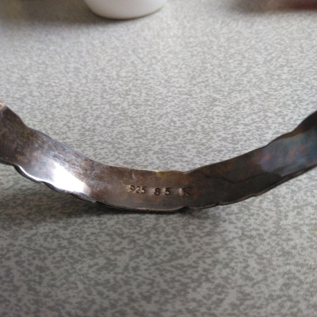 ハワイアン ブレスレット925シルバー ヴィンテージ風ブレスレット