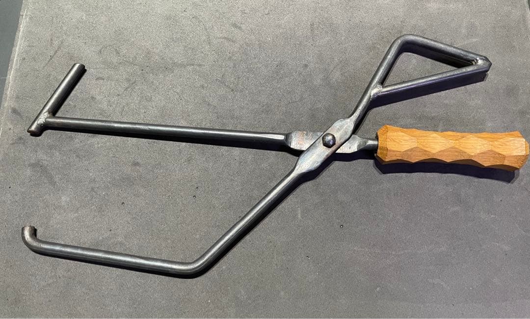 ネルデザインワークス　nerudesignworks 薪トング　薪バサミ