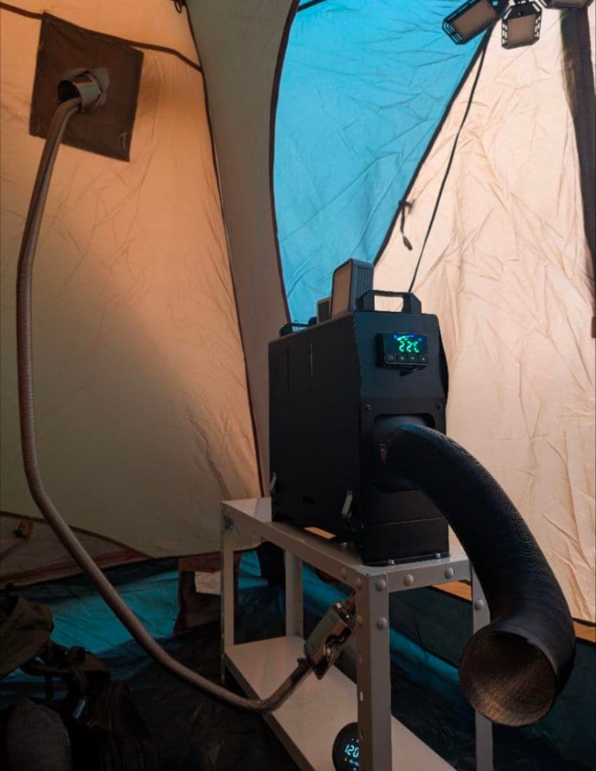 快適安全暖かテント　コールマンCUBICDOMEPLUS（中古）FFヒーター