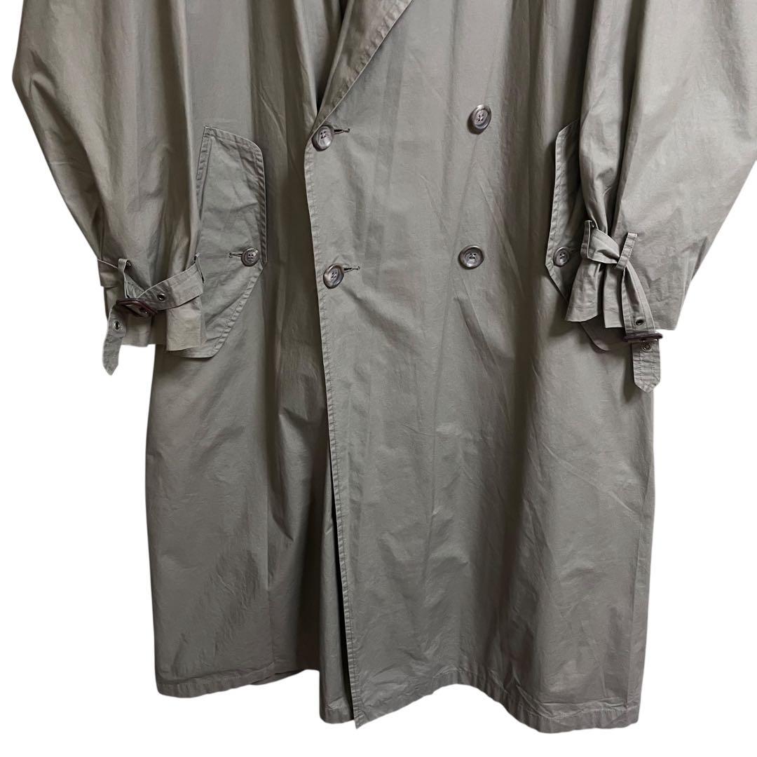 90s ポロラルフローレン トレンチコート M コットン ロング丈 カーキ 名作