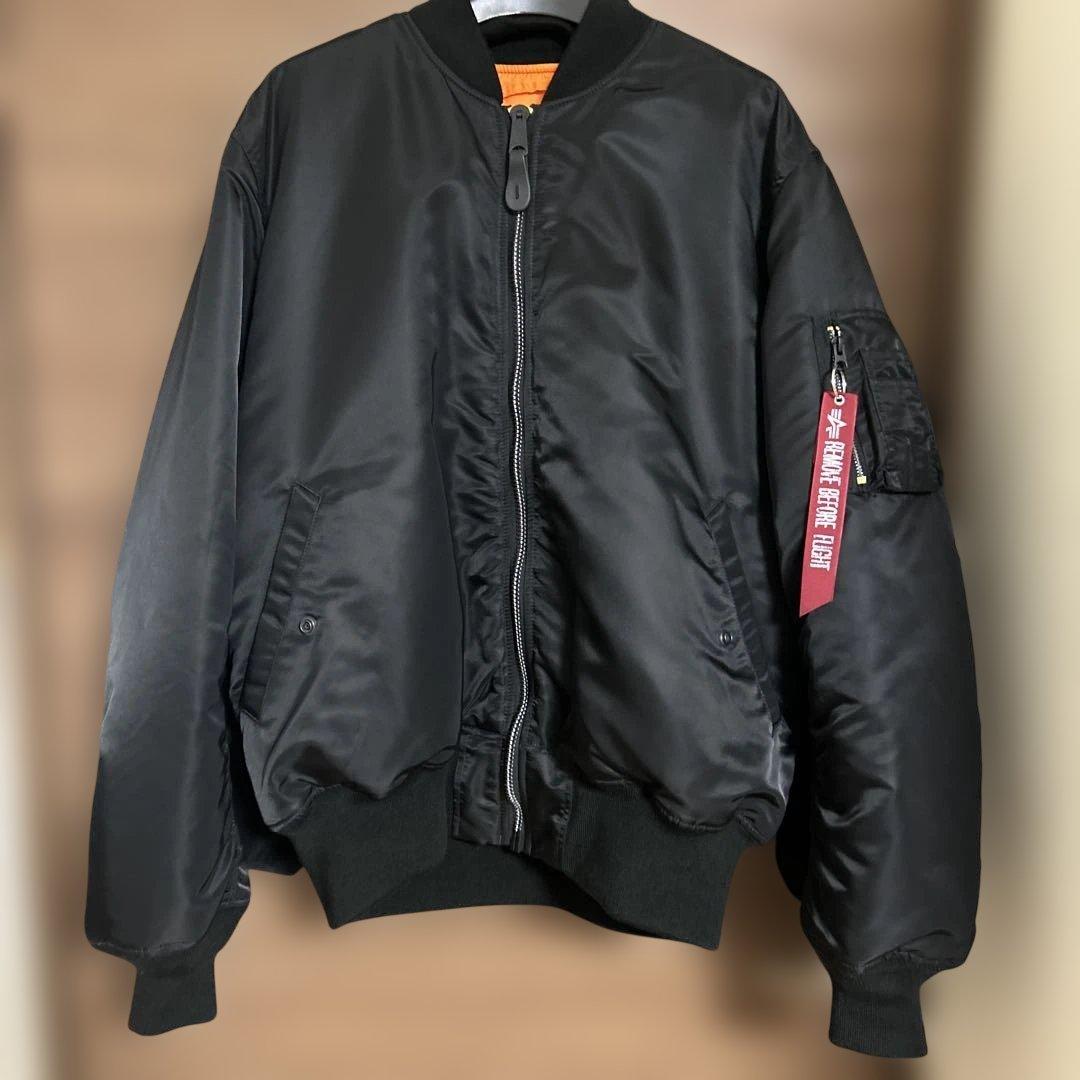 ALPHA INDUSTRIES MA-1 フライトジャケット ブラック