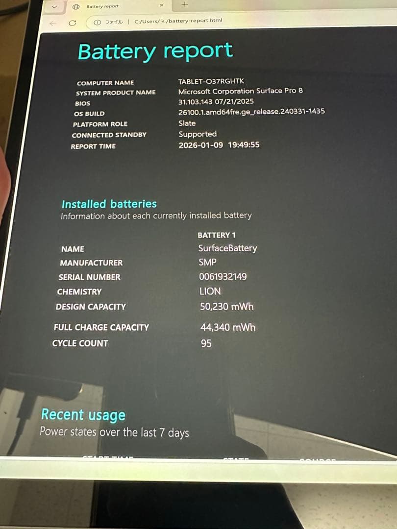 ★動作確認済み★SurfacePro8 i5/8GB/256GBセット