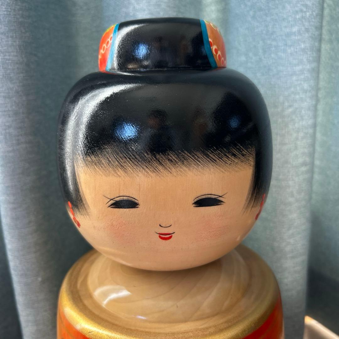 【美品】福島創作こけし　香村作　干支　猪 (送料込み)