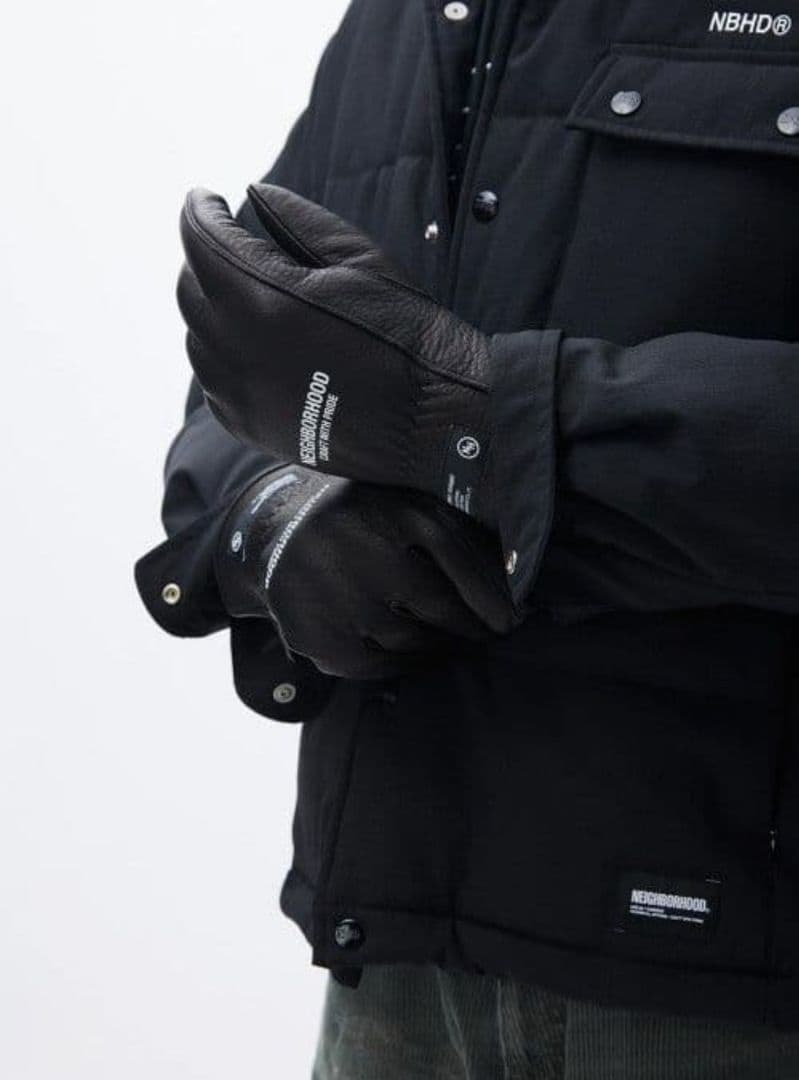 新品 24FW NEIGHBORHOOD LEATHER BOA GLOVES