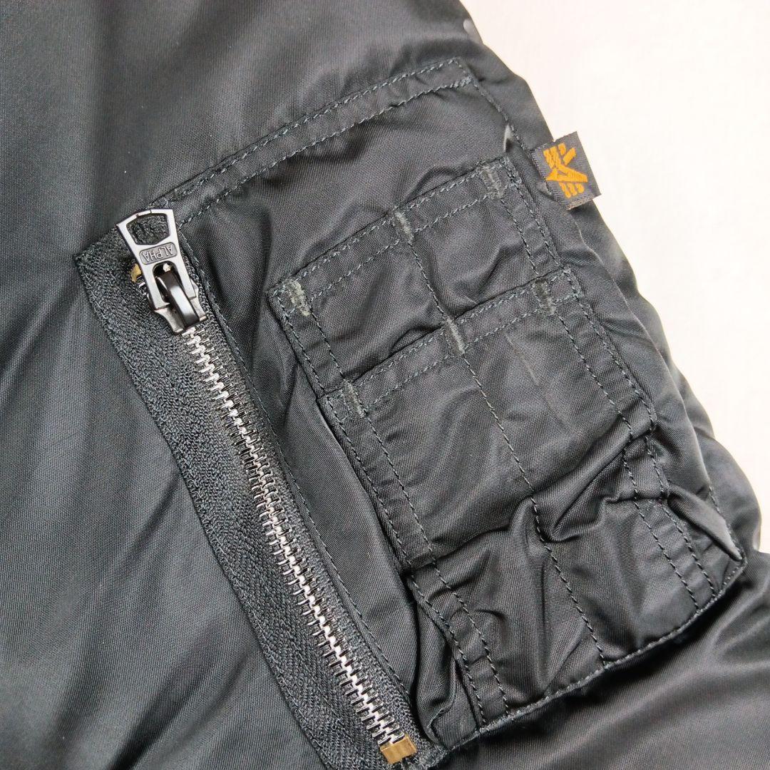 アルファインダストリーズ MA−1 フライトジャケット L 黒