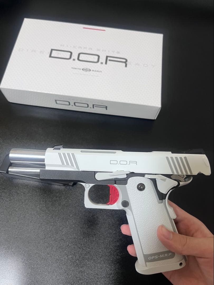 【未使用に近い】東京マルイ　ハイキャパ ホワイト D.O.R