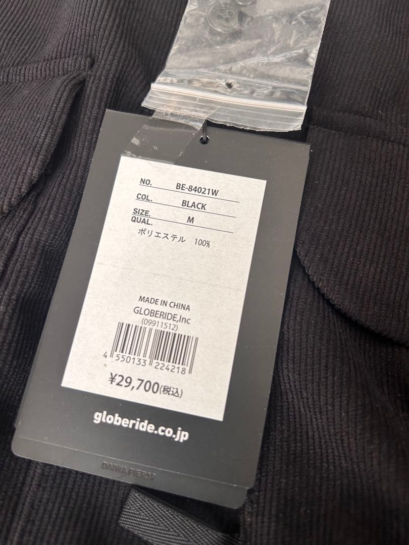 【タグ付美品】DAIWA PIER39 TECH CORDUROYセットアップ黒