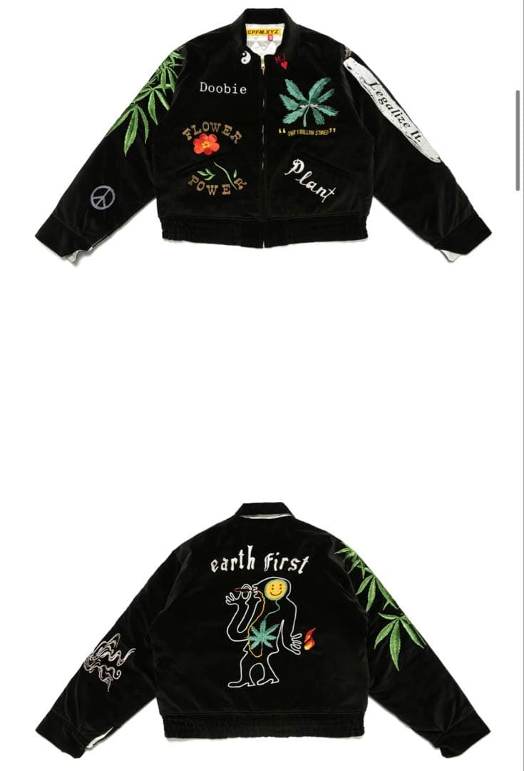 2020aw CPFM ベロアジャケットサイズ3 HUMAN MADE