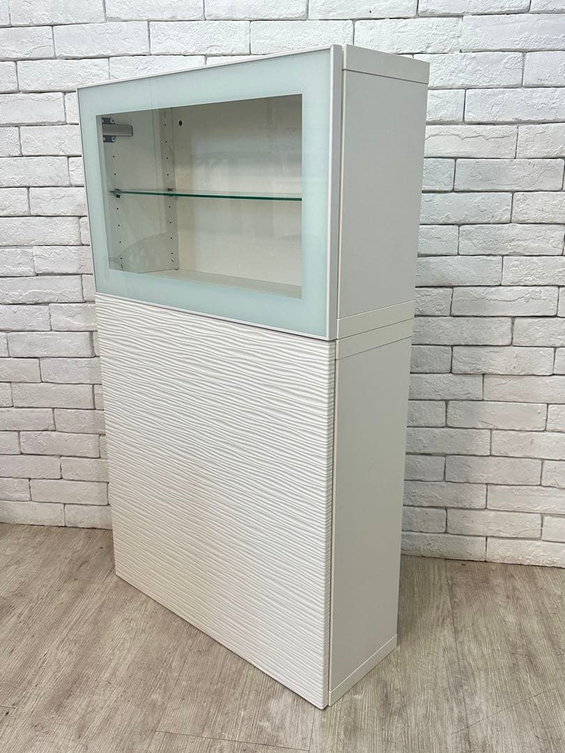 B 【東京都内23区配送無料】ガラス　ショーケース　フィギア　陳列　棚　収納