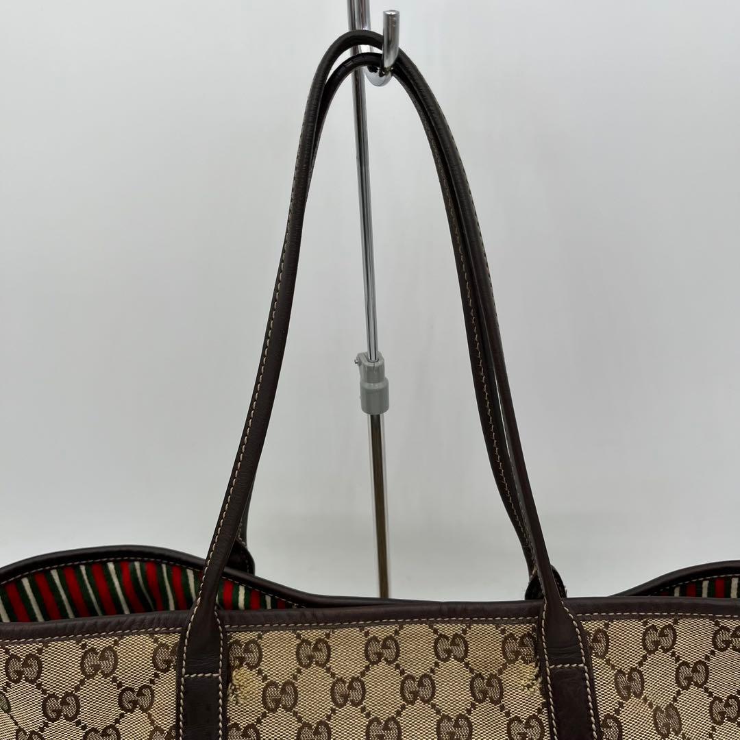 グッチ トートバッグ 肩掛け ニューブリット GGキャンバス インターロッキング