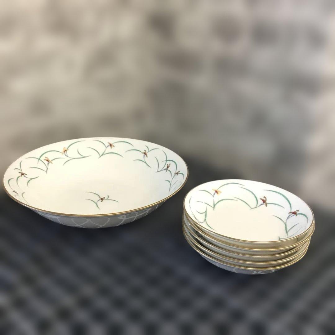 香蘭社　リンドフィールド　金彩　花模様 食器セット 6点　コウランシャ