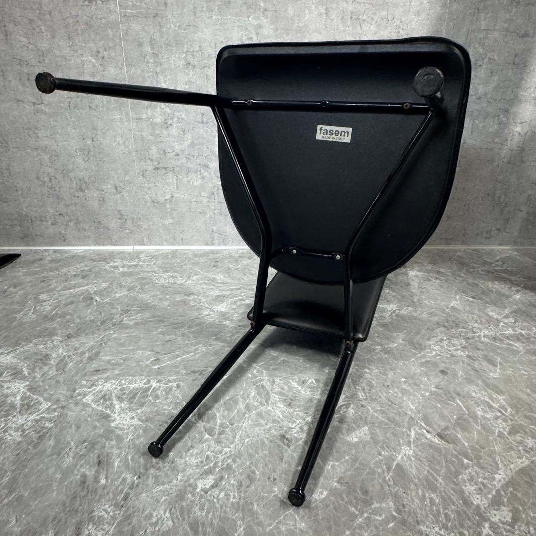 イタリア製 ACTUS fasemハイバックチェア 本革