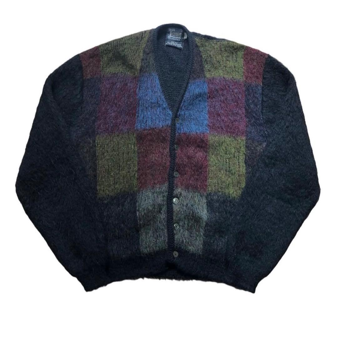 Sears 60s 毛足長　モヘアカーディガン ブラック　supreme 元ネタ