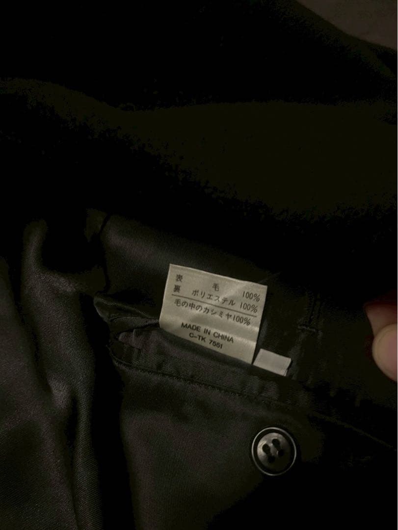 高級 90's カシミヤ100% ロング チェスターコート モード アーカイブ