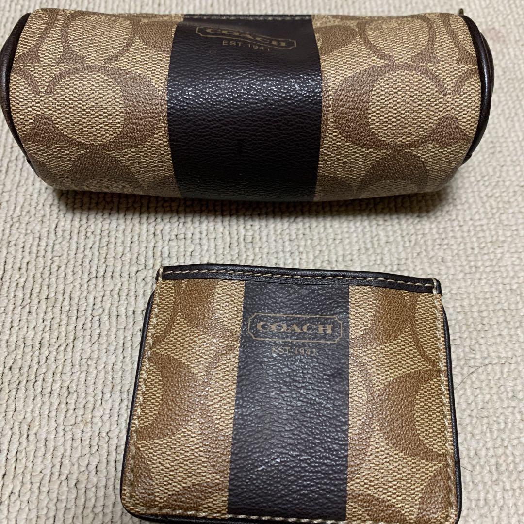 coach ゴルフボールポーチ　ティーケース