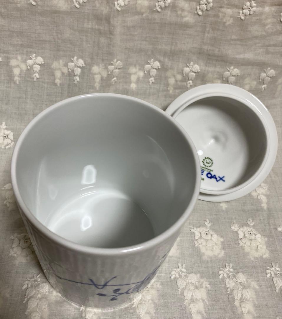 ロイヤルコペンハーゲン ブルーフルーテッドメガ　クッキージャー