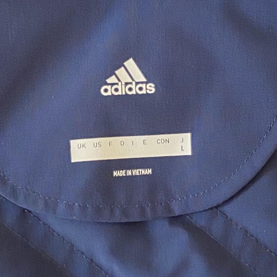 【新品】アディダス ネイビー 一部中綿 レディース L ゴルフウェアadidas