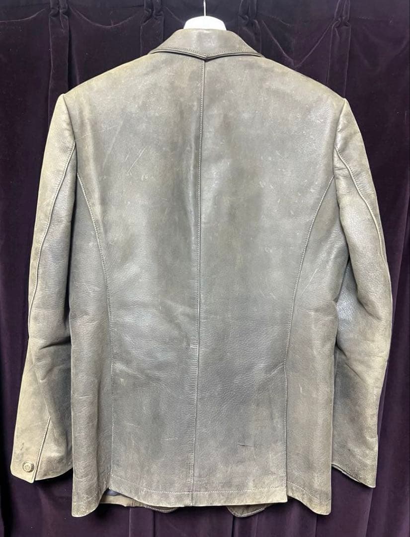 obelisk オベリスク　レザージャケット　ホースレザー　カーキ　アーカイブ