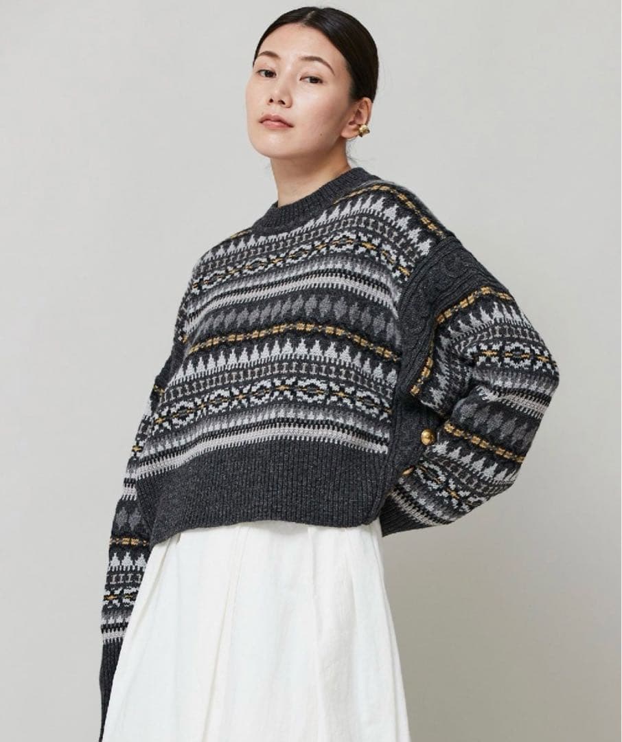 Curensologyカレンソロジー 22AWフェアアイルニット　セーター 長袖