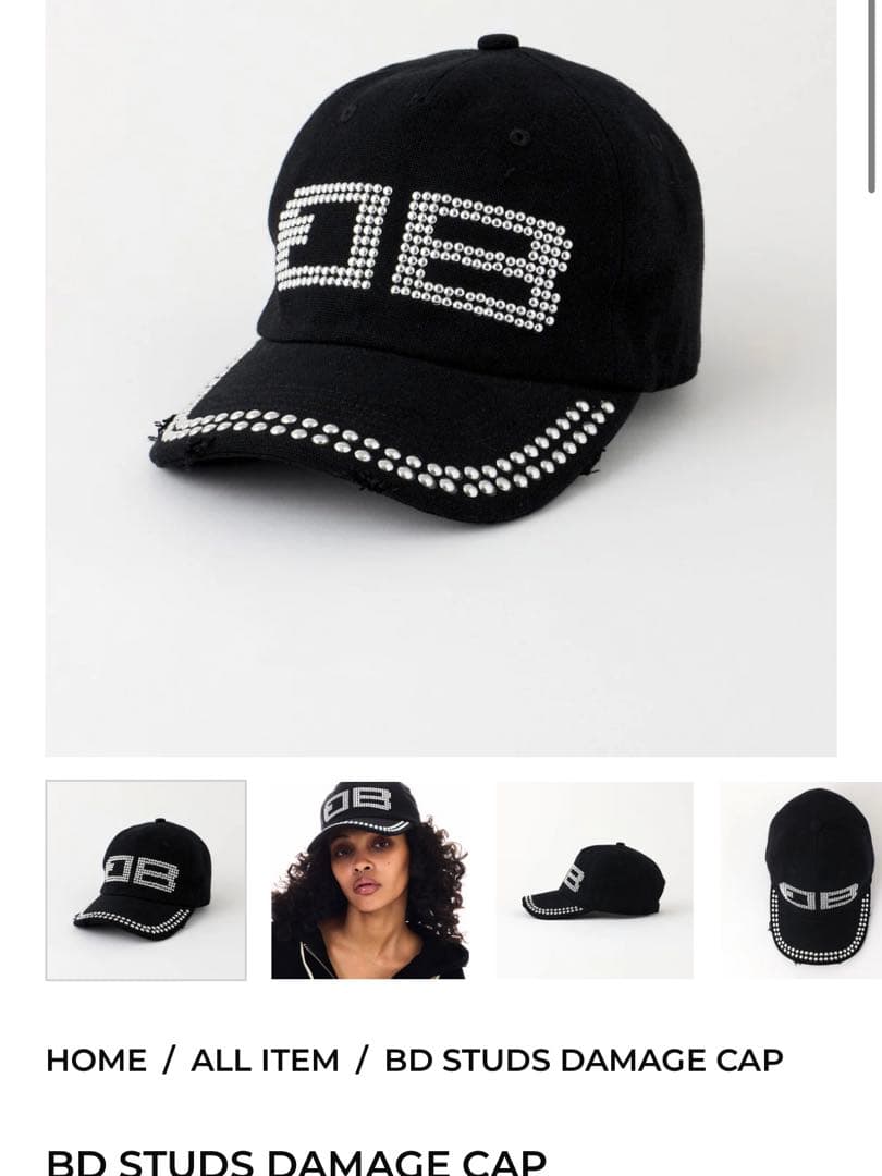 beeden キャップ　ブラック