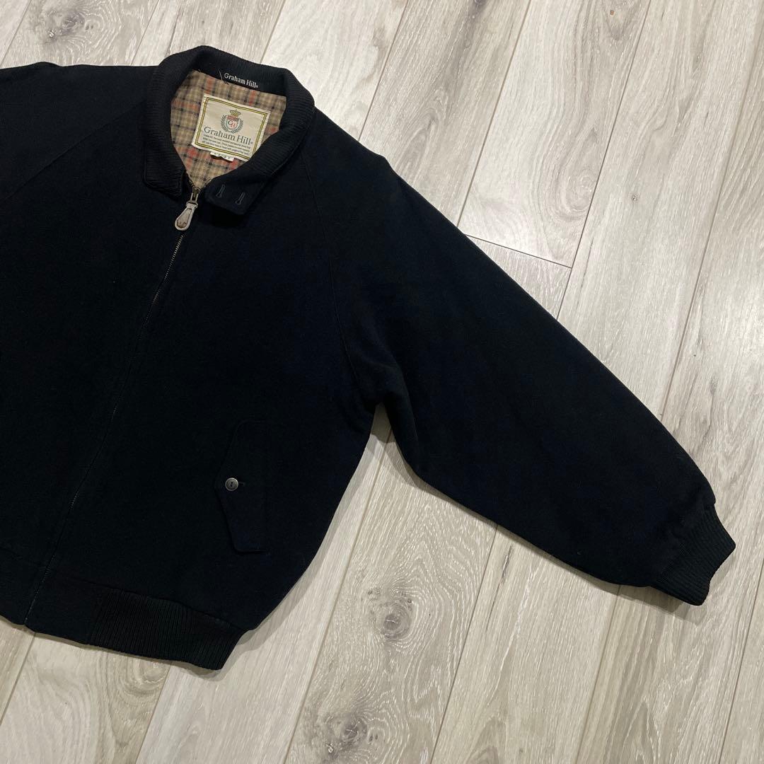 90s 日本製 グラハムヒル スイングトップ ハリントンジャケット L ブラック