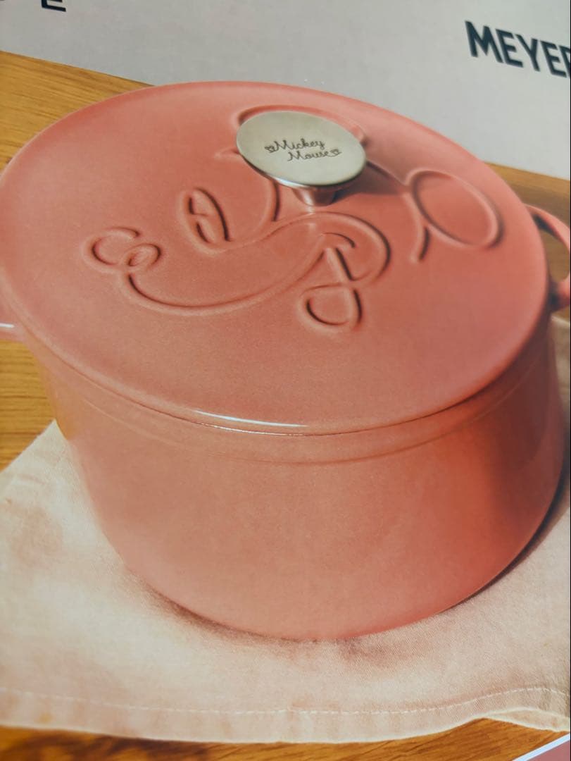 公式SOLDOUT 新品ＭＥＹＥＲディズニー♡キャストアイアン両手鍋 ２０cm