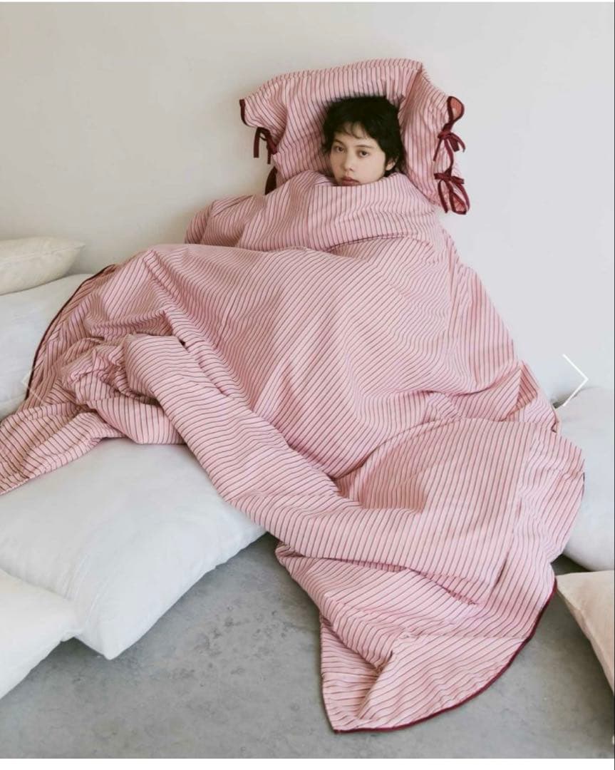 Casselini キャセリーニ ホーム　ストライプ布団カバー