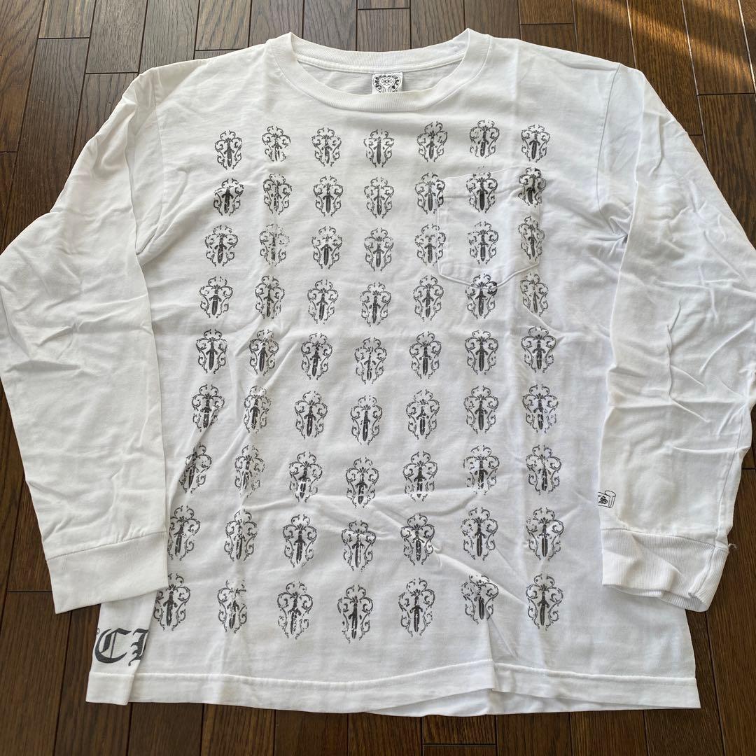 Chrome Hearts ホワイト長袖カットソー