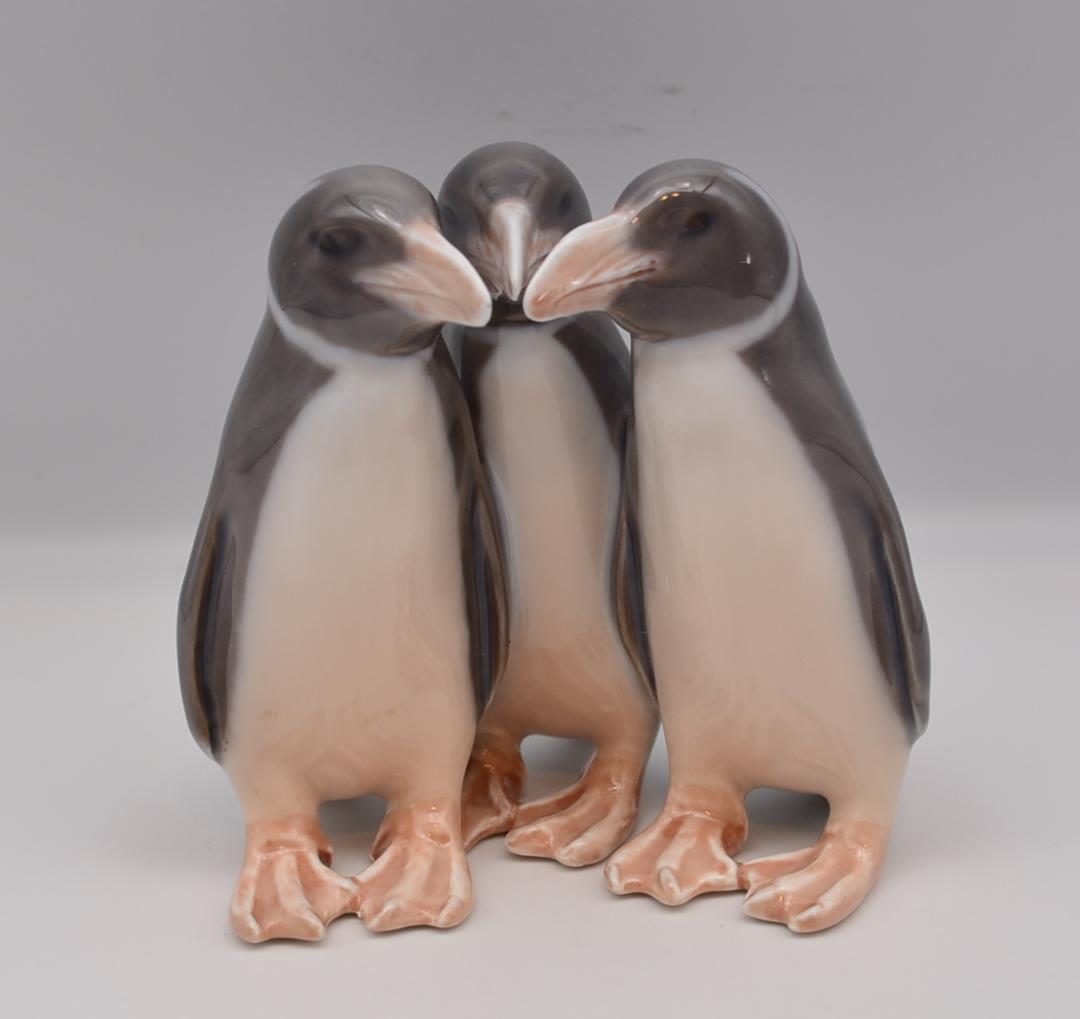 ３匹のペンギン　＃1284　★ロイヤルコペンハーゲン　デンマーク　ご成約済み