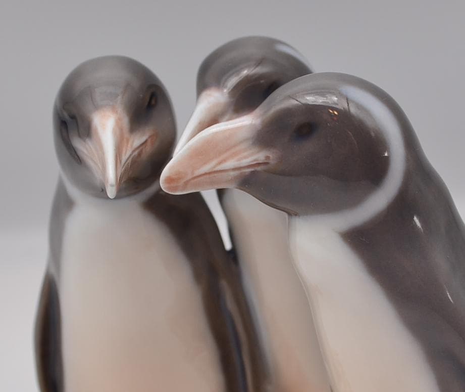 ３匹のペンギン　＃1284　★ロイヤルコペンハーゲン　デンマーク　ご成約済み