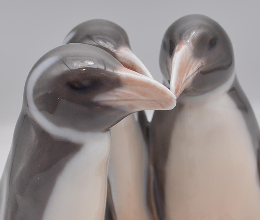 ３匹のペンギン　＃1284　★ロイヤルコペンハーゲン　デンマーク　ご成約済み