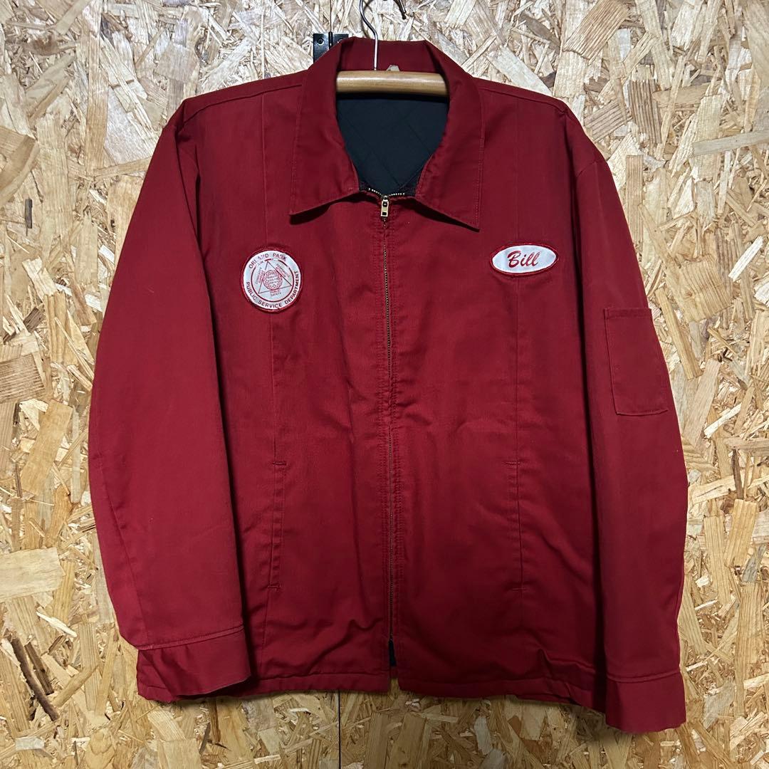 レアカラー talon ワインレッド ワークジャケット XL 赤 ボルドー