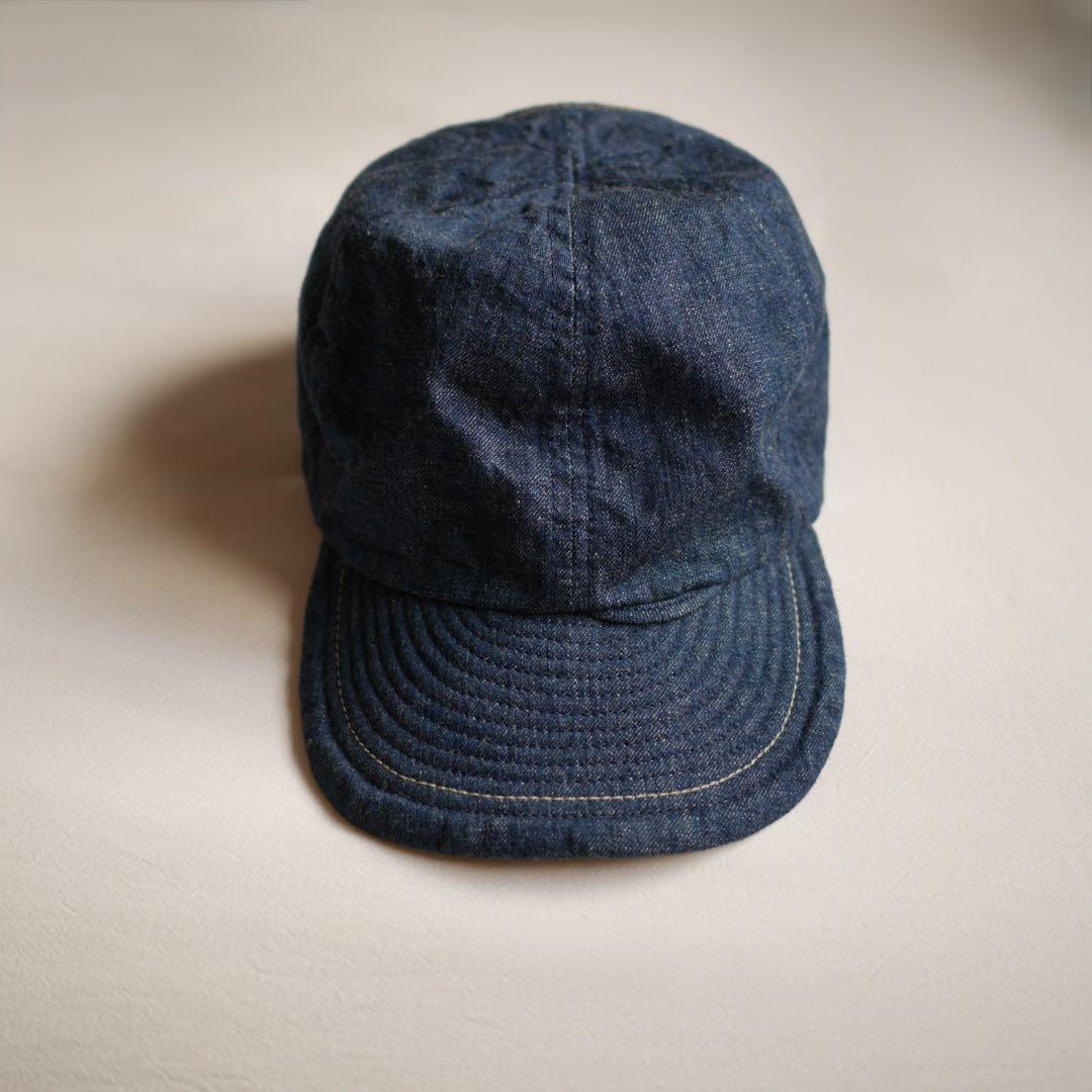 45R 麦デニムのキャップ